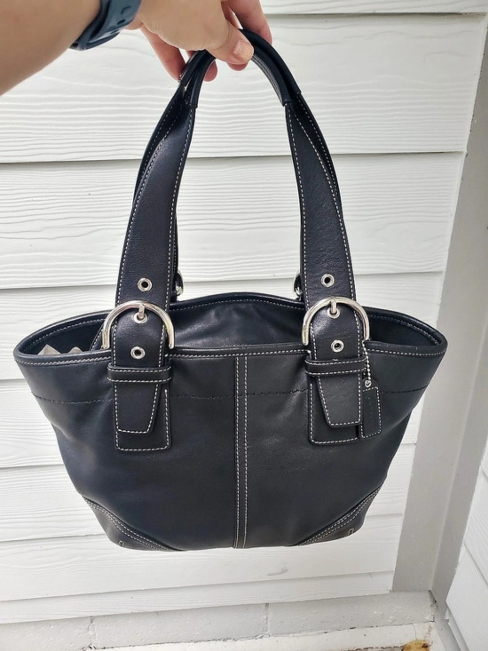 Coach Soho Black Leather Bag